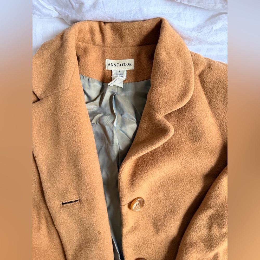 Ann Taylor Women's Camel Trench Coat